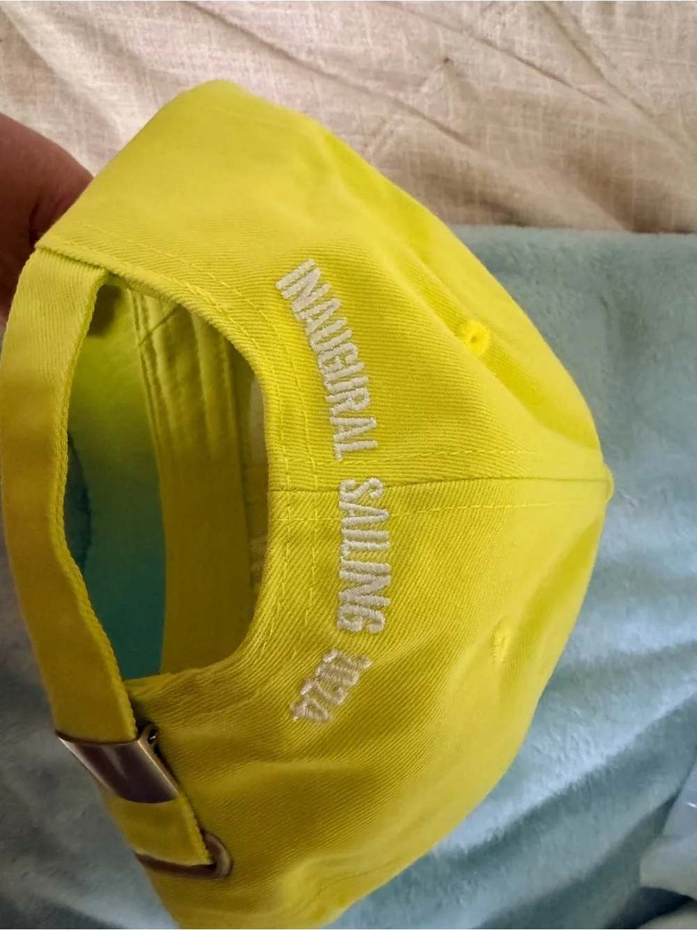 ICON OF THE SEAS Kids Neon Yellow Baseball Cap